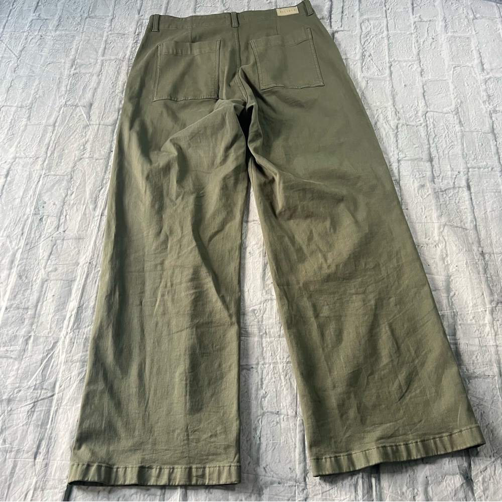 Pistola Nicole Wide Leg High Rise Pant Soft Olive - Picture 9 of 11